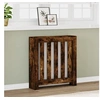 Image de Cache radiateur chêne fumé 78x20x82 cm bois d ingénierie