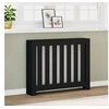 Image de Cache radiateur noir 104x20x82 cm bois d ingénierie