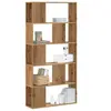 Image de Bibliothèque 5 niveaux chêne artisanal bois ingénierie