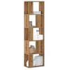 Image de Bibliothèque 5 niveaux chêne artisanal bois ingénierie, étagère, étagère à livres, support de livre, armoire de 852788