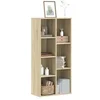 Image de Bibliothèque chêne sonoma 50x25x105 cm bois d'ingénierie852791