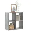 Image de Bibliothèque sonoma gris 68,5x32x68,5 cm bois d'ingénierie852830