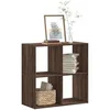 Image de Bibliothèque chêne marron 68,5x32x68,5 cm bois d'ingénierie852831