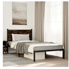 Image de Bedframe zonder matras metaal gerookt eikenkleurig 100x190 cm4007661