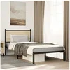 Image de Bedframe zonder matras metaal sonoma eikenkleurig 100x200 cm4007711