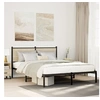 Image de Bedframe zonder matras metaal sonoma eikenkleurig 140x190 cm4007716