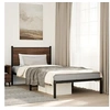 Image de Bedframe zonder matras metaal bruin eikenkleurig 100x190 cm4007759