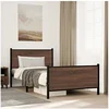 Image de Bedframe zonder matras metaal bruin eikenkleurig 100x190 cm4007777