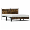 Image de Bedframe zonder matras metaal gerookt eikenkleurig 140x190 cm4007832