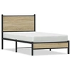 Image de Bedframe zonder matras metaal sonoma eikenkleurig 75x190 cm4007858