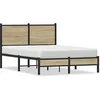 Image de Bedframe zonder matras metaal sonoma eikenkleurig 120x190 cm4007865