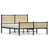 Image de Bedframe zonder matras metaal sonoma eikenkleurig 140x190 cm4007904
