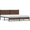 Image de Bedframe zonder matras metaal bruin eikenkleurig 160x200 cm4007943