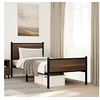 Image de Bedframe zonder matras metaal bruin eikenkleurig 80x200 cm4007949