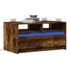 Image de Salontafel met LED-verlichting bewerkt hout gerookt eikenkleur851995