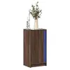 Image de Buffet avec LED chêne marron 42,5x34x85 cm bois d ingénierie