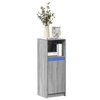 Image de Buffet avec LED sonoma gris 38x34x100 cm bois d ingénierie