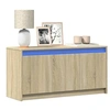Image de Meuble TV avec LED chêne sonoma 100x34x50 cm bois d ingénierie