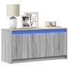 Image de Meuble TV avec LED sonoma gris 100x34x50 cm bois d ingénierie