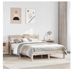 Image de Cadre de lit avec tête de lit 160x200 cm bois de pin massif, lit, meuble de chambre à coucher, lit en bois, lit 3306051