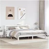 Image de Bedframe met hoofdeinde zonder matras 180x200 cm wit3306054