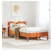 Image de Bedframe zonder matras massief grenenhout wasbruin 100x200 cm3306155