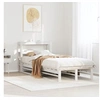 Image de Cadre de lit sans matelas blanc 90x200 cm bois de pin massif 3306487