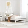 Image de Bedframe zonder matras massief grenenhout wit 90x190 cm3306528