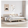 Image de Cadre de lit avec tête de lit 180x200 cm bois de pin massif, lit, meuble de chambre à coucher, lit en bois, lit 3306547