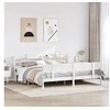 Image de Cadre de lit et tête de lit blanc 180x200 cm bois de pin massif, lit, mobilier de chambre à coucher, lit en bois, lit 3306626