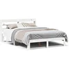 Image de Bedframe met hoofdeinde zonder matras 140x190 cm wit3306781