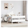 Image de Cadre de lit sans matelas blanc 150x200 cm bois de pin massif 3306925