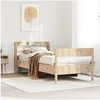Image de Cadre de lit sans matelas 75x190 cm bois de pin massif 3306951