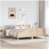 Image de Cadre de lit sans matelas 180x200 cm bois massif de pin 3306957