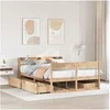 Image de Cadre de lit sans matelas 150x200 cm bois de pin massif 3307119