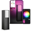 Image de Borne lumineuse basse - - Turaco - Gris anthracite - IP44 - Lumiere blanche et colorée - 1100 lumens