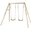 Image de Balançoire double en bois Exit Toys Silvi Beige 247x192x198 cm 51.50.20.00