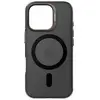 Image de Coque pour iPhone 16 Pro Compatible MagSafe Translucide Anti-jaunissement Noir transparent