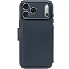 Image de Etui Folio pour iPhone 17 Pro Max MagSafe en Cuir avec Coque Détachable Bleu marine