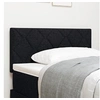 Image de Tête de lit LED avec design à blocs en diamant noir 90 cm tissu 3338189