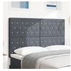 Image de Dossier LED gris foncé 80 cm Velours 3338367