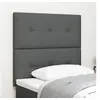 Image de Tête de lit LED Gris foncé 80 cm Tissu 3338385