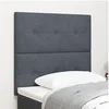 Image de Tête de lit LED Gris foncé 100 cm Velours 3338418