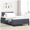 Image de Lit Box Spring avec matelas Gris foncé Petit double Velours 3339093