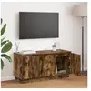 Image de meuble TV Chêne Fumé 100x38x49 cm Bois d ingénierie