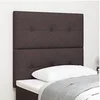 Image de Tête de lit capitonnée marron foncé 80 cm en tissu 3337785