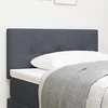 Image de Tête de lit LED capitonnée gris foncé 90 cm en velours 3338104
