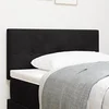 Image de Cabeçal LED Noir 90 cm en Velours avec Coussins Boutonnés 3338105