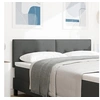 Image de Tête de lit LED capitonnée gris foncé 80 cm tissu 3338136