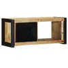 Image de Meuble TV 80x30x35 cm bois massif de manguier brut